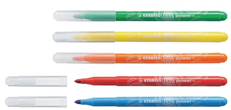 Feutres Stabilo Power - Pochette 12 feutres de coloriage