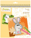 Cahier de coloriage Graffy Easy - Animaux de la ferme - 24 pages